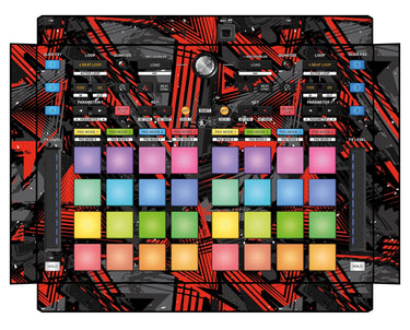 Pioneer DJ DDJ XP 2 Skin Ridge Red